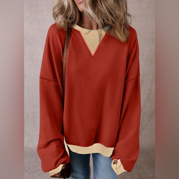 Daphne drop shoulder oversized sweatshirt - Picture 1 of 6